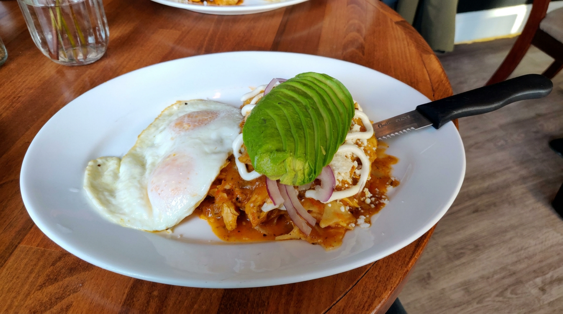 Chilaquiles for breakfast